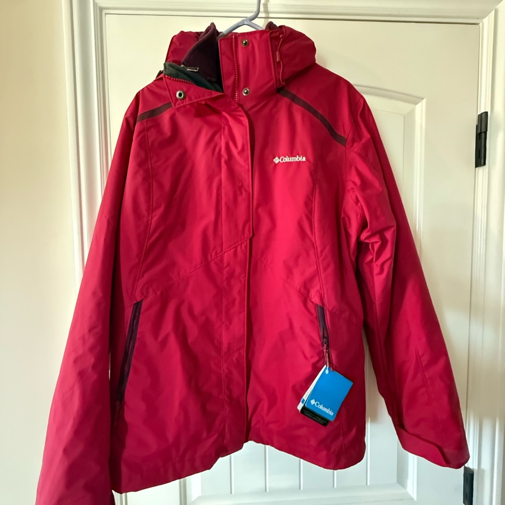 Brand New with tags! Columbia Women's Red Jacket